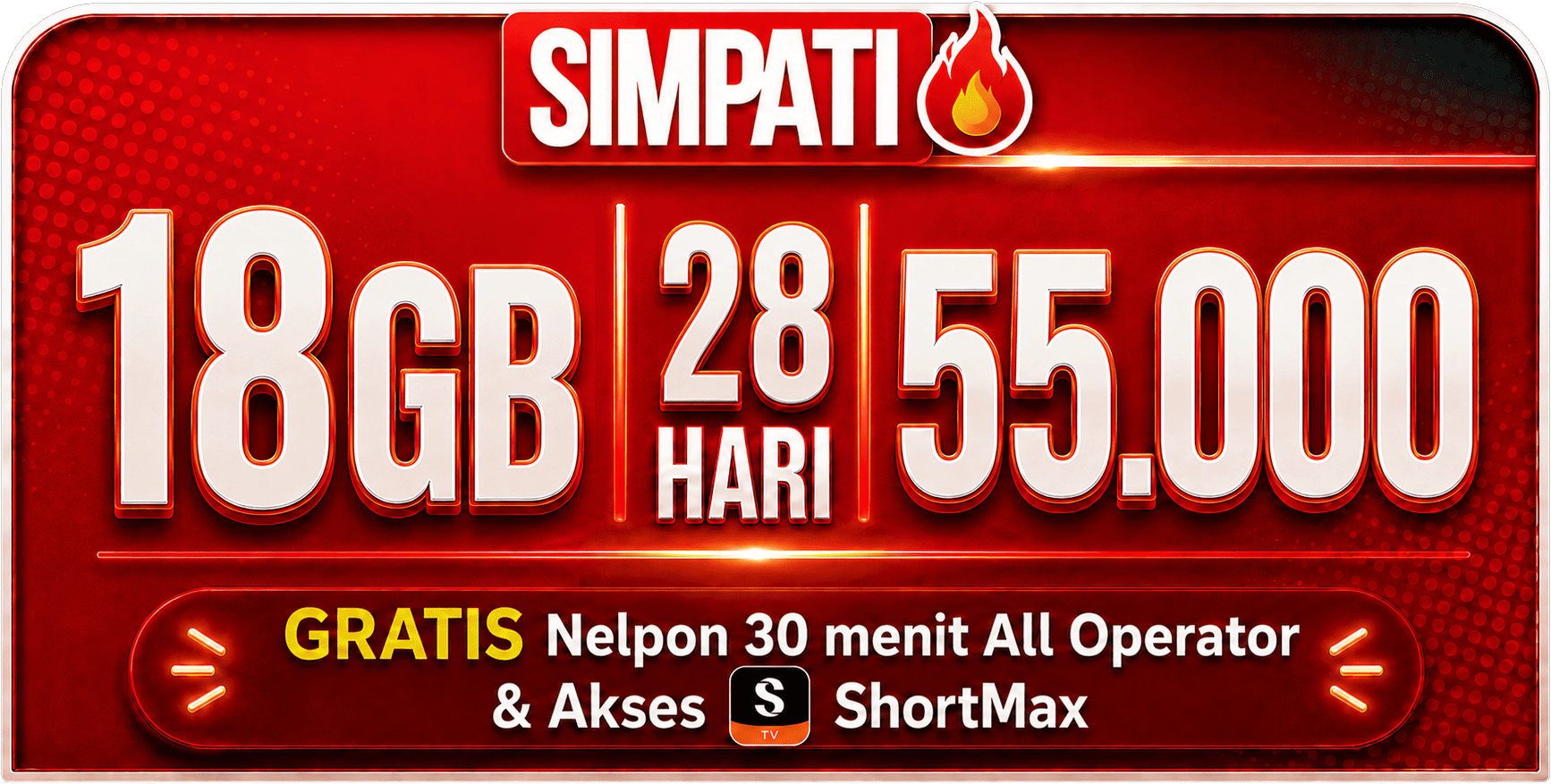 18GB 28 Hari