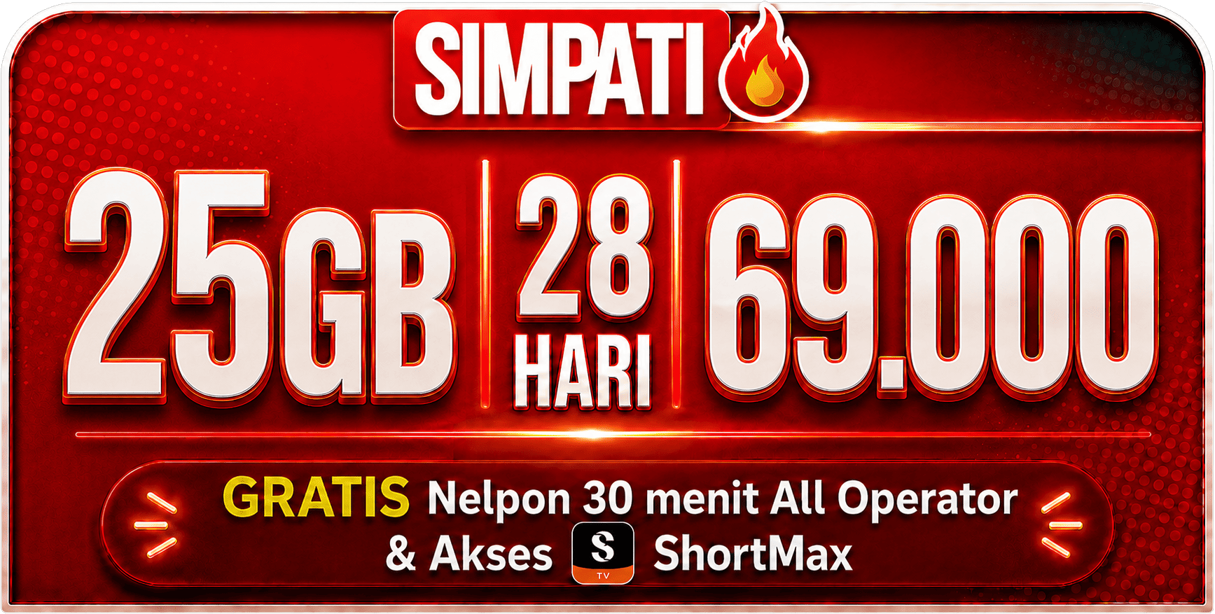 25GB 28 Hari
