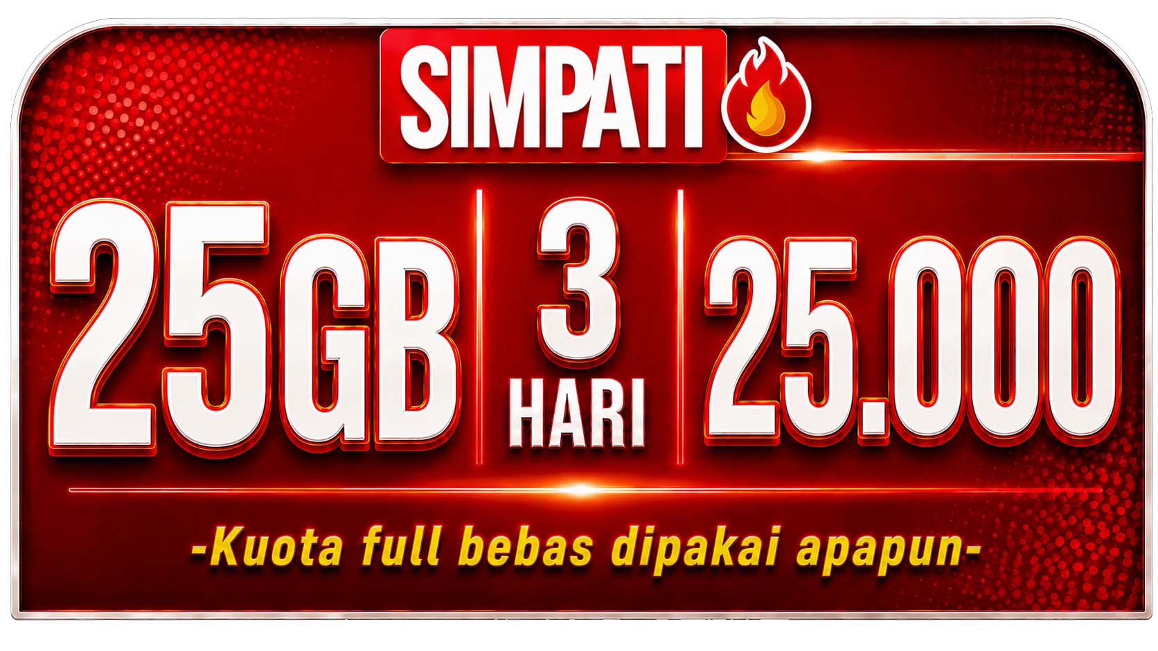 25GB 3 Hari